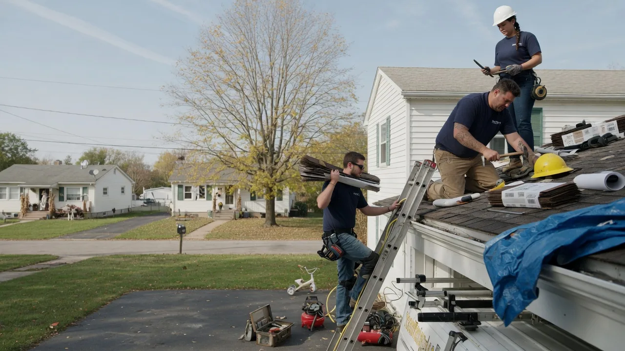 Local Roofing Contractors in La Cygne, KS near me